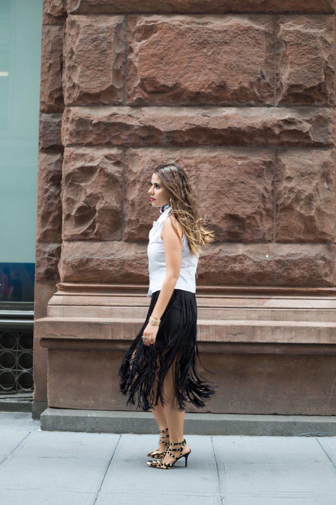 Fringe Skirt A Street Style Phenomenon alley girl new york 3