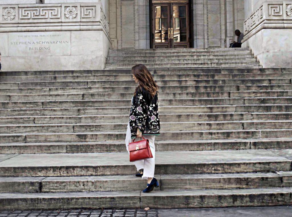 kimono velvet mary jane red handle bag new york library