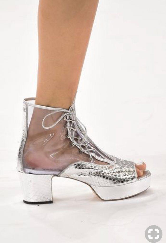 chanel 2016 spring clear shoes alley girl trend review
