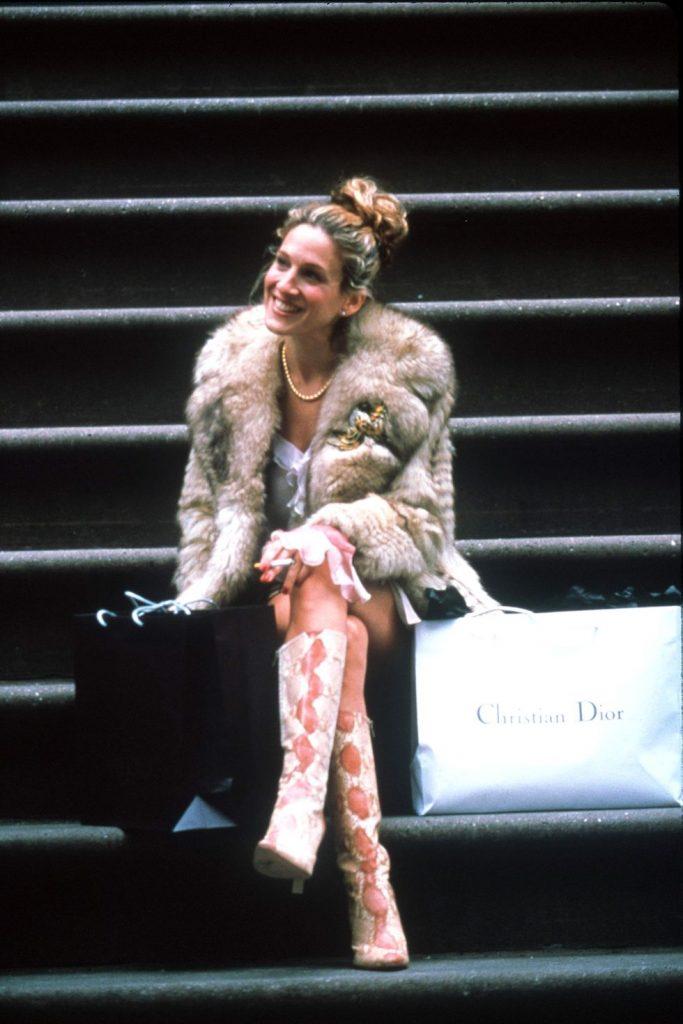 carrie snake skin boots season 3 92 Questions Carrie Bradshaw Asks Entire Serie