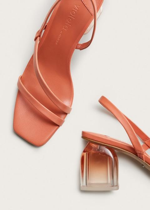 Mango burnt orange sandals alley girl fashion tech blog