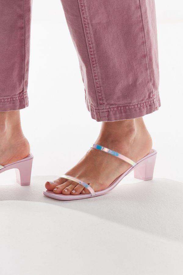 Urban outfitters jelly sparkle strap sandals