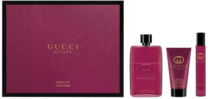 gucci guilty absolute 3 piece gift set