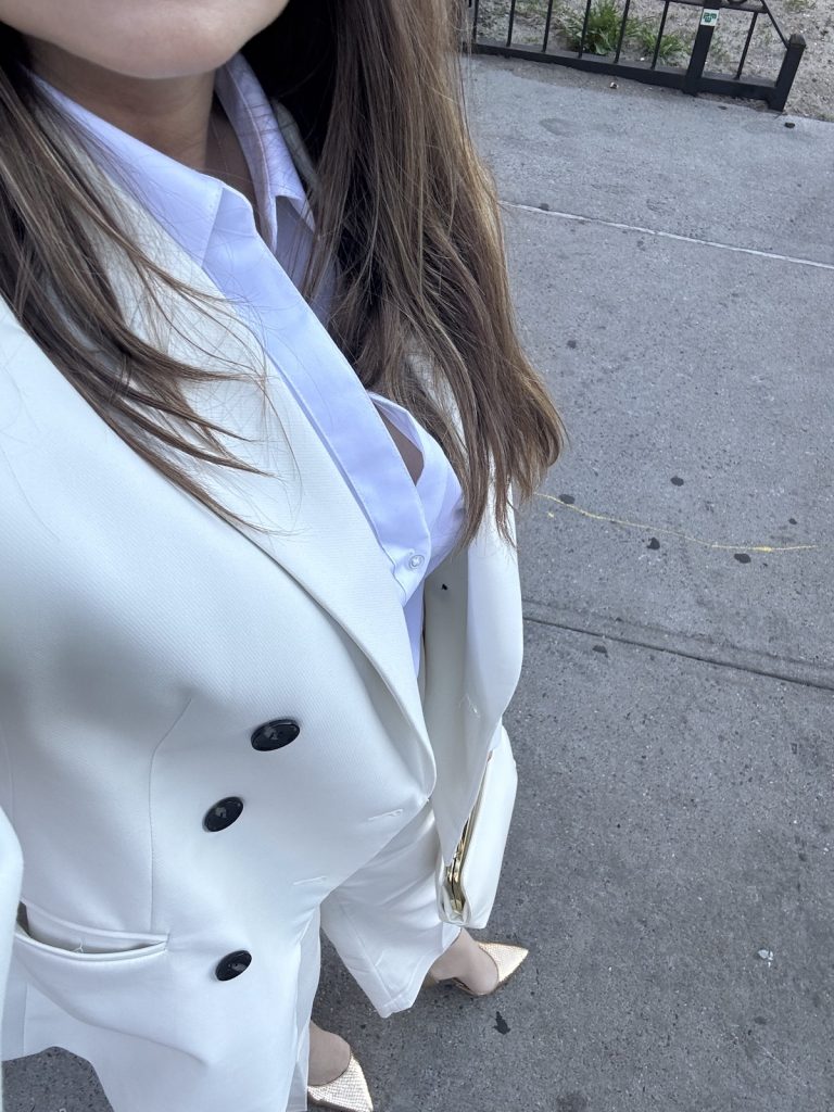 white head to toe outfit ideas
