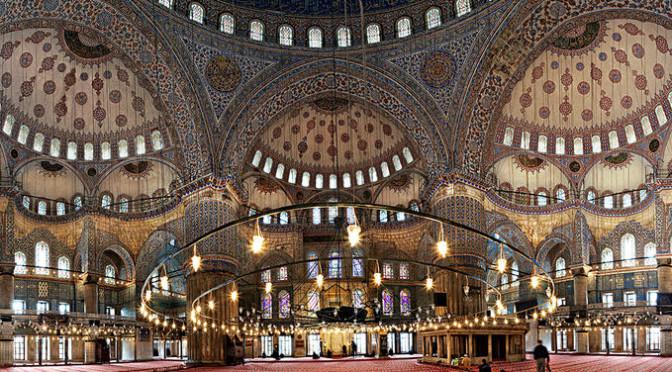 Turkish Blue Tile Dress 1 Turkish Blue Tile Dress