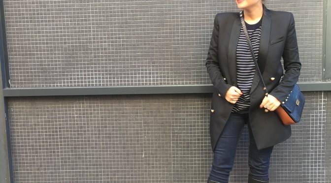 Stripes Top and Blazer Jacket 29 Stripes Top and Blazer Jacket