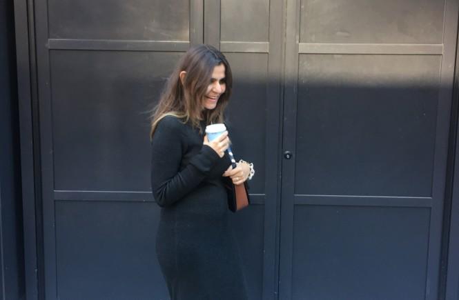 Knit Dress over Leggings 1 Knit Dress over Leggings