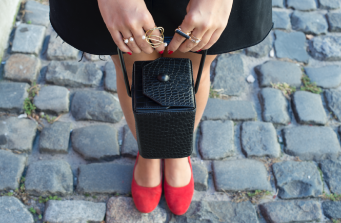 Trend Alert! 20 Under $100 Freshwater Pearls 1 MM6 Maison Margiela Black Dress alley girl 6