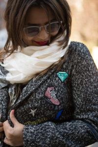 grey overcoat robert clergerie shoes alley girl fashion technology blogger 12