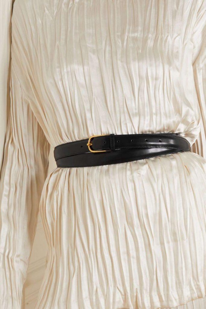 Quiet Luxury belt Brands, toteme belt