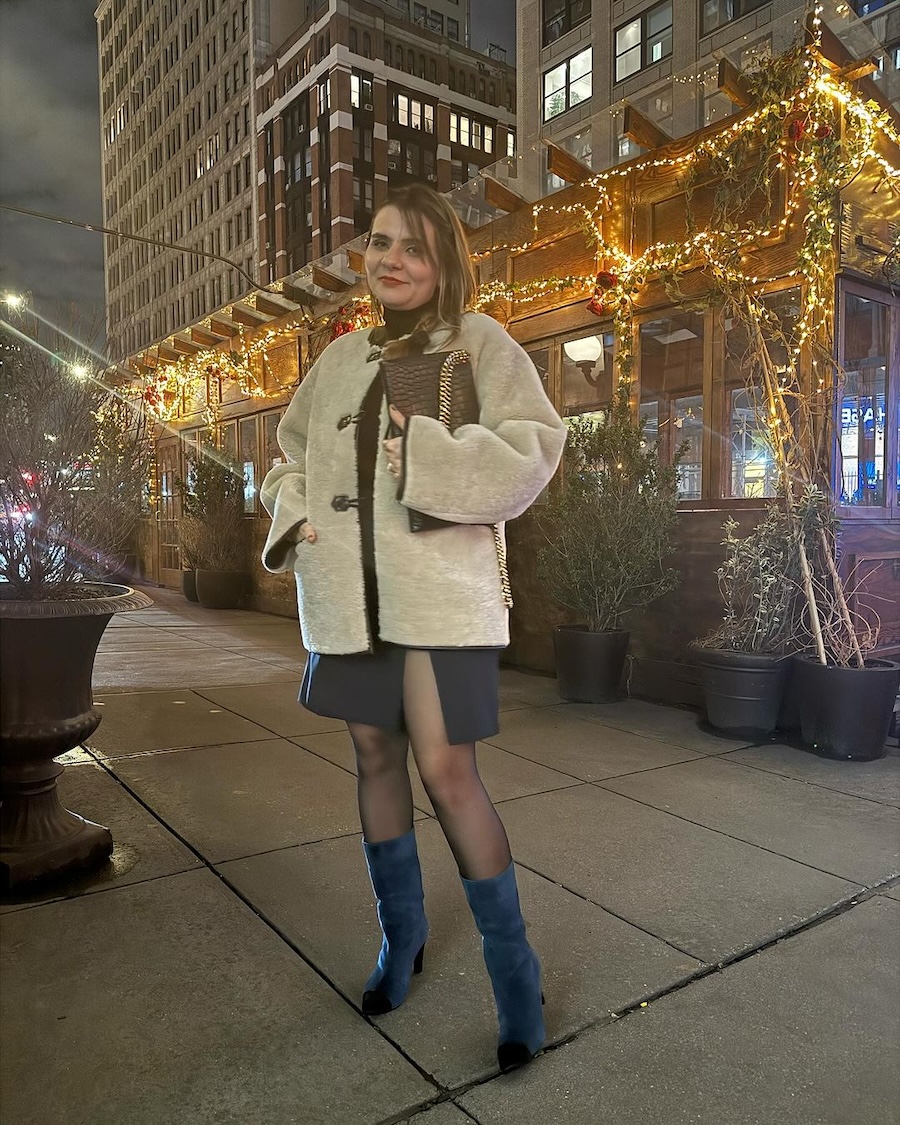 alley girl betul thena yildiz betul yildiz betul kara yildiz new york chanel gabrielle boots mango fur jacket