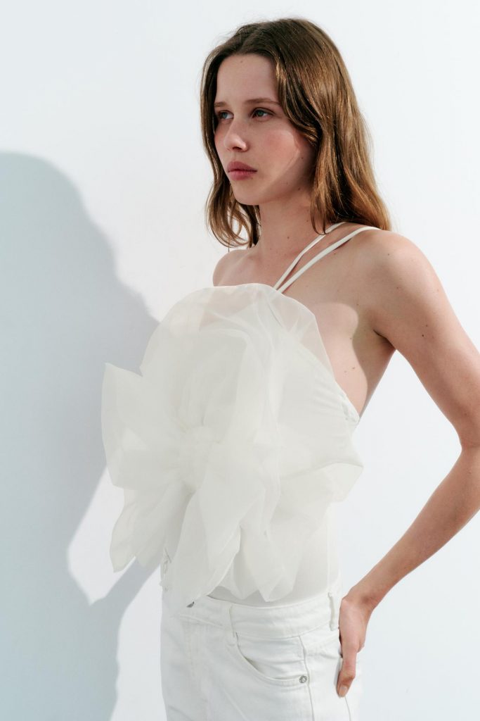 Zara organza flover top organza trend organza summer dress