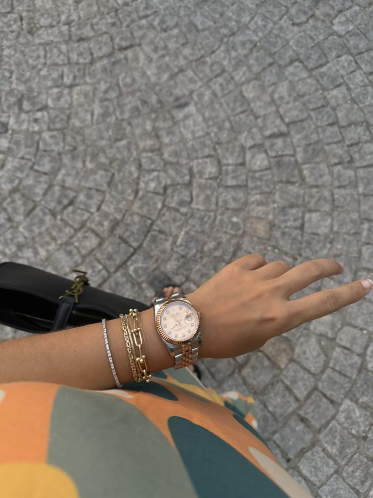 Mejuri review, tennis bracelet