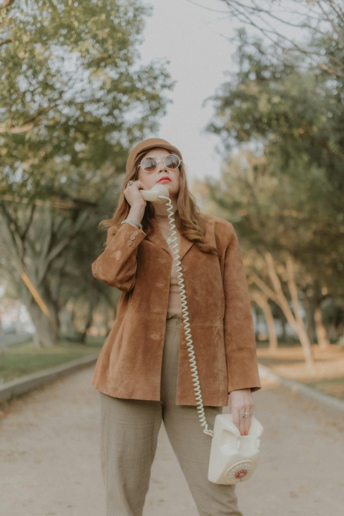how to style suede jacket women
