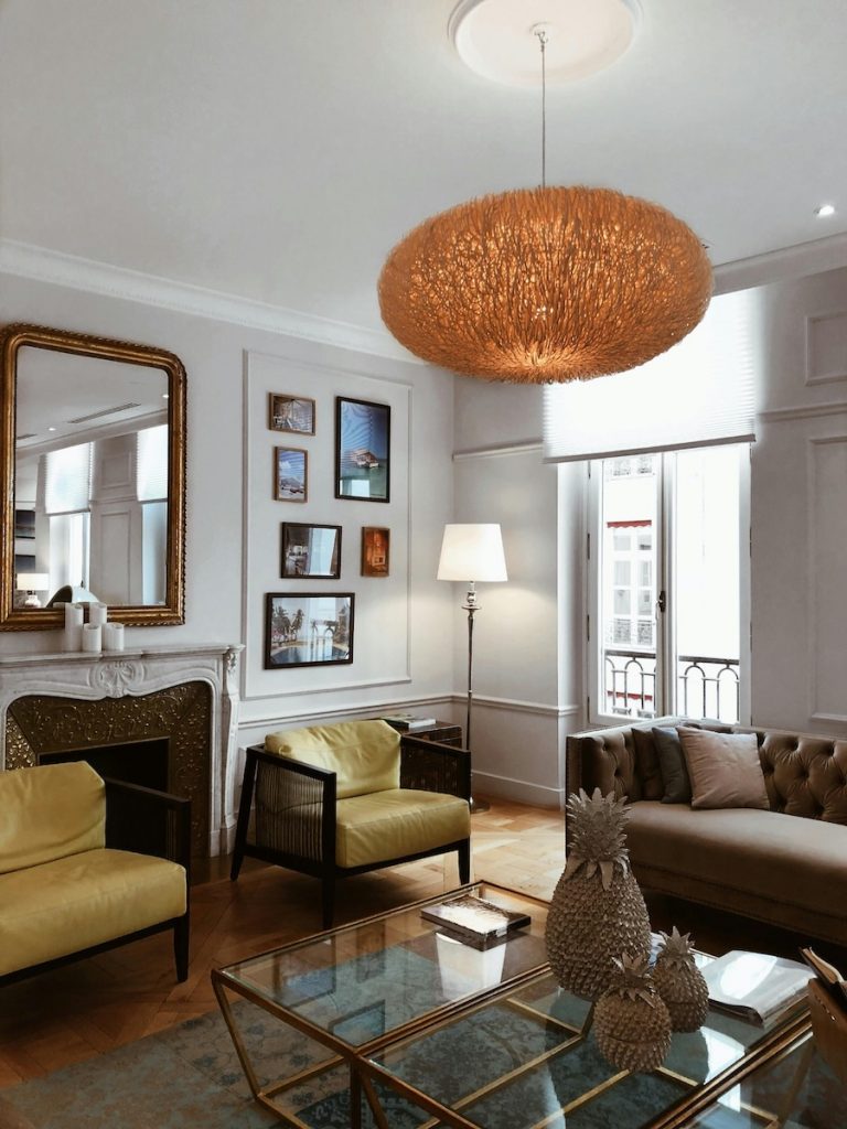 minimal fireplace decor